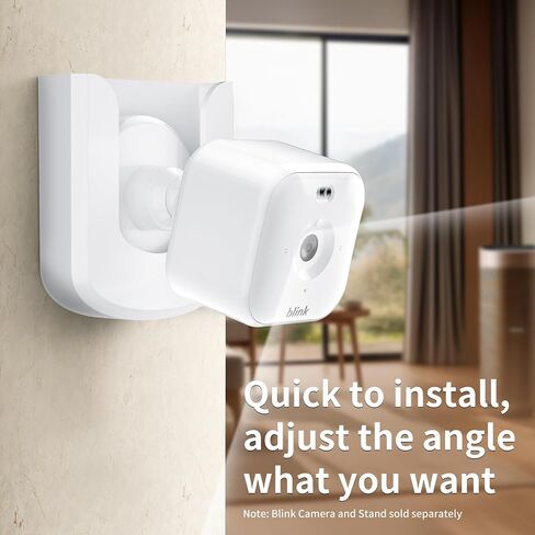No Drill No Screw Blink Camera Mount for Blink Outdoor 4 /Blink Mini/Blink Mini 2, Strong Adhesive Camera Wall Mount for Blink Outdoor Indoor Camera, Easy to Install,3Pack(Blink Camera Not Included) in Kuwait