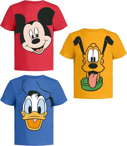 Disney Mickey Mouse Shirt for Kids (Boys Clothes) Fantasia Tshirt 3T Toddler R/Or/Bu SS in Kuwait
