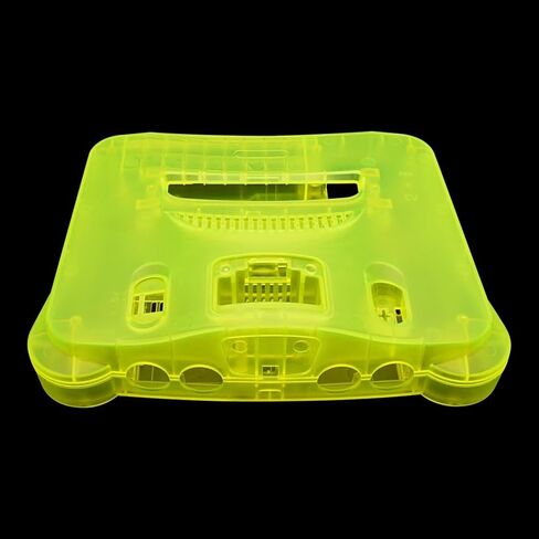 Hzxkqmil Replacement Housing Shell for N64 Retro Video Game Console, Translucent Case Accessories with Screwdrivers for N64 Game Console, Transparent Green in Kuwait