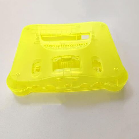 Hzxkqmil Replacement Housing Shell for N64 Retro Video Game Console, Translucent Case Accessories with Screwdrivers for N64 Game Console, Transparent Green in Kuwait