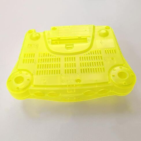 Hzxkqmil Replacement Housing Shell for N64 Retro Video Game Console, Translucent Case Accessories with Screwdrivers for N64 Game Console, Transparent Green in Kuwait
