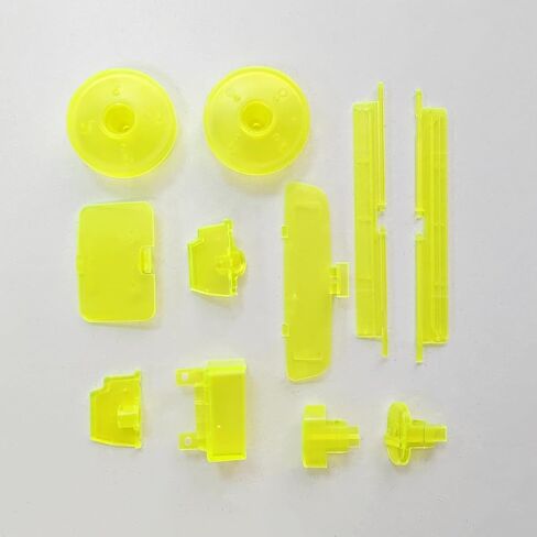 Hzxkqmil Replacement Housing Shell for N64 Retro Video Game Console, Translucent Case Accessories with Screwdrivers for N64 Game Console, Transparent Green in Kuwait
