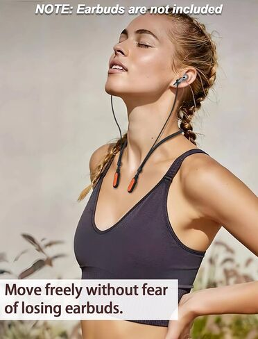 لسماعات Galaxy Buds 3 وGalaxy Buds 3 Pro، حزام للرقبة، ملحقات سماعات الأذن المضادة لفقدانها، دعم التحكم في مستوى الصوت، تصميم مريح، ملاءمة مريحة، شريط أسود/طرف أبيض in Saudi Arabia