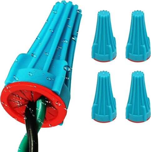 Landscape Wire Connectors 32 Amp for 20-10 AWG UL Listed, 20 PCS Waterproof Wire Connectors Nuts for Outdoor Landscape Patio Lighting in Saudi Arabia