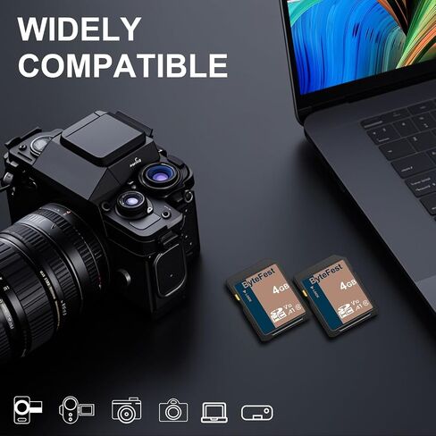 بطاقة ذاكرة SD سعة 16 جيجابايت UHS-I SDHC بطاقة ذاكرة فلاش - الفئة 10، U3، V30، بطاقات SD فيديو عالية الدقة عالية السرعة للكاميرات in Kuwait