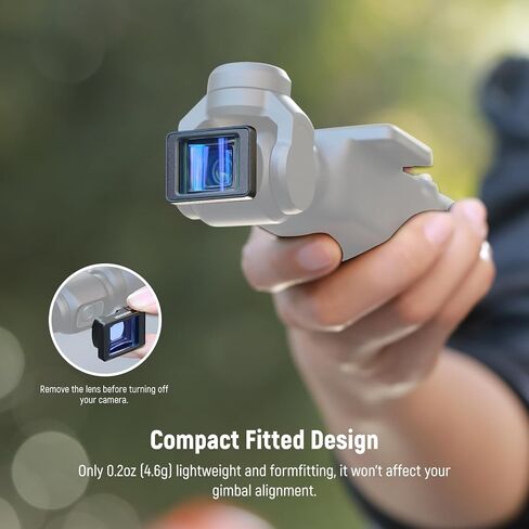 NEEWER LS-44 Magnetic 1.2X Anamorphic Lens Compatible with DJI Osmo Pocket 3, Blue Flare Widescreen Cinematic Effect, Multicoated Resin Lightweight ABS Accessories Precise Gimbal Calibration in Saudi Arabia