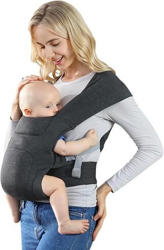 Newborn Carrier, Baby Carrier, Cozy Baby Wraps Carrier, Deep Grey in Saudi Arabia