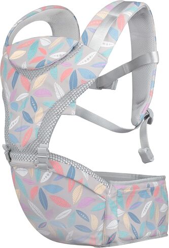 6 in 1 Front Back Facing Baby Carrier Newborn to Toddler, Toddler Carrier with Hip Seat Perfect for Hiking Travel and Everyday Family Events in Saudi Arabia