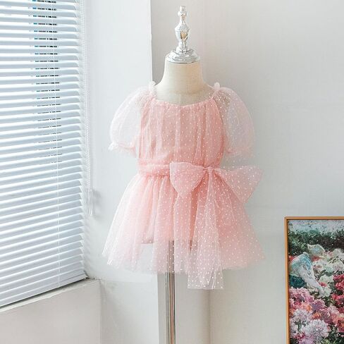 Baby Girl Princess Dress, Tulle Dress Baby Fairy Dress with Flower Headband in Saudi Arabia