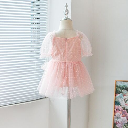 Baby Girl Princess Dress, Tulle Dress Baby Fairy Dress with Flower Headband in Saudi Arabia