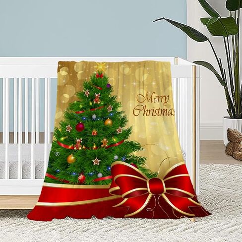 Neatee Living Christmas Baby Throw Blanket Small Christmas Tree Blanket Xmas Winter Blanket Lap Toddler Swaddle Crib Soft Lightweight Fuzzy Plush Fleece Blankets and Throws 30x40 in Kuwait