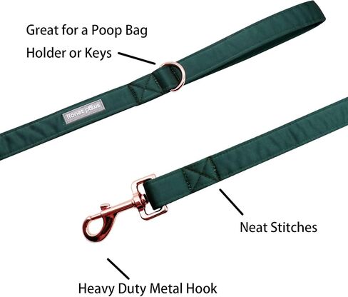 Lionet Paws Silk Dog Collar and Leash Set, Adjustable Comfortable White Dog Collar with Metal Buckle for Small Medium Large Dog Boy Girl Gift, Neck 8-12 Inches in Saudi Arabia