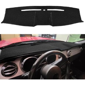 Dash Cover Dashboard Cover Pad Mat Custom Fit for Ford Mustang 2005 2006 2007 2008 2009 (Black) Y63