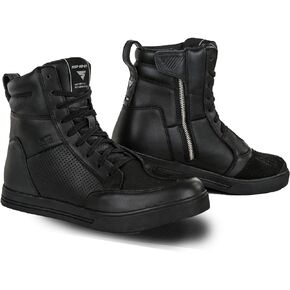 SHIMA Blake Motorcycle Shoes for men - Leather, Breathable, Reinforced Street Riding Shoes with Side Zipper