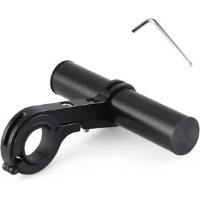 TRIWONDER Bike Handlebar Extender Aluminum Alloy Single Bicycle Handlebar Extension Double Clamp Bike Bracket for Holding Motorcycle E-Bike Lamp Speedometer GPS (Aluminum Alloy - Single clamp - 10cm)
