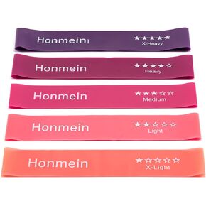 Resistance Bands for Working Out, Exercise Bands with 5 Resistance Levels Fit for Home Fitness, Strength Training, Natural Latex Resistance Band Include Instruction Guide and Carry Bag.…