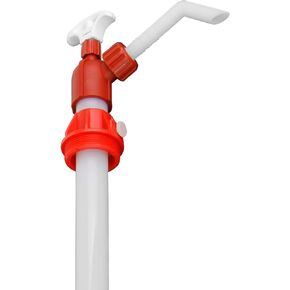 TERAPUMP Lift-Action Nylon Chemical-Resistant Drum Pump (14oz per Stroke) 15 to 55-Gallon Drum Barrels with 2-inch NPS Bung
