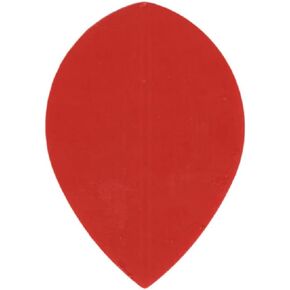 US Darts 5 Sets (15 Flights) RED Pear Flights - 75 Micron