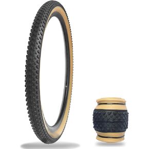 MEGHNA Bike Tire 20/24/26 x 2.125 Mountain Bike Tire Foldable Tire Replacement for BMX MTB Electric Bike