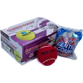 Cricket Tennis Ball Red Heavy/Hard Standard Size Overarm Cricket Quantity 125 Grams