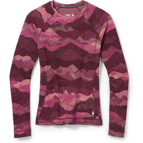 Smartwool Women's Merino 250 Pattern Crew Base Layer – 100% Merino Wool