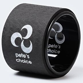 Extra Wide Yoga Wheel, Mini Yoga Wheel - Beginner Friendly Yoga Kit. More Comfortable, Stable and Safer Back Roller. Improve posture, better mobility. Ideal Home Exercise Yoga Kit. Relieve Back Pain.