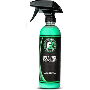 ExoForma Wet Tire Dressing Spray - Extremely High Shine Tire Dressing for That Wet Look - No Sling, Non-Greasy Silicone Formula with UV Protection - Easy to Apply, Minimal Cure Time - 16 fl oz