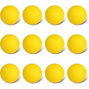 Foam Golf Practice Balls 12 Pack or 24 Pack, Realistic Feel and Limited Flight Golf Balls for Indoor or Outdoor