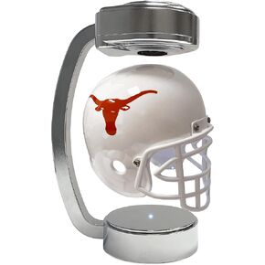 Officially Licensed NCAA Mini Rotating Levitating Hover Helmet in Chrome