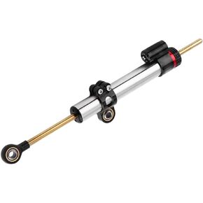 Steering Damper, Aluminum Universal Motorcycle Steering Damper Stabilizer for Yamaha MT10 MT 10 MT-10 MT 07 MT-07 MT07 MT09 MT 09 MT-09(Long type)