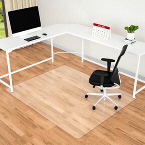 Amyracel Office Chair Mat for Low Pile Carpet, 36" x 72" Desk Chair Mat for Carpeted Floors, Clear Carpet Floor Protector Mat for Office Chair, Easy Glide Carpet Chair Mat