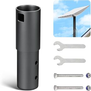 Starlink Pole Mount,Starlink Pipe Adapter Aluminum Alloy Mount Kit Suitable for Starlink Dish V2 Antenna Mast Pole Satellite Mast