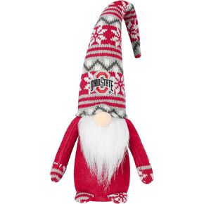 FOCO NCAA Unisex-Adult NCAA College Team Logo Stuffed Figure 10" Plush Gnome
