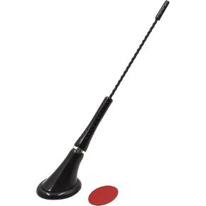 uxcell Black Adhesive Base Car External Radio Signal Decorative Antenna Aerial Universal Waterproof Replacement