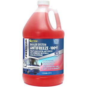 STAR BRITE Premium Boiler System Antifreeze -100° Propylene Glycol Hyrdronic Heating & Cooling System Fluid - 1 Gallon (032700)