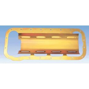 Milodon 32224 Gold Zinc Plated Louver Designed Windage Tray for Ford 352/390/428