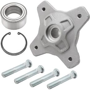 Front Wheel Hub + Bearing + Studs for Polaris Sportsman 1000 850 550 Scrambler 1000 850, OEM# 5135499 3514699 7518671 7710440
