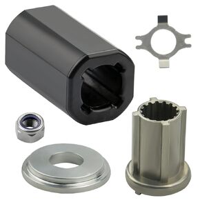 Binazon 835257Q1 Flo-Torq II Hub Kit Replacement for Mercruiser Alpha/Mercury 135-300 HP/Bravo One/Mariner 40-60 HP CT/Alpha One Drives, Replace for Quicksilver Flo Torq II Hub Kit (Under 400 HP)