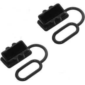 Rubber Cover Dust for 175 Amps Battery Quick Connector (2pcs,Black)