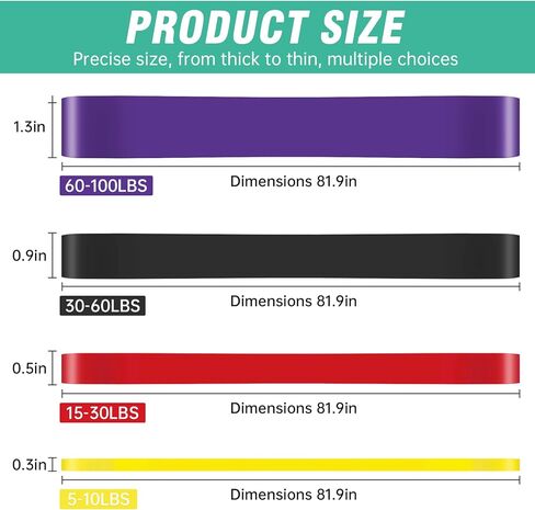 حزام مقاومة، أربطة سحب، أربطة مساعدة للسحب، أربطة للتمرين، أربطة للتمرين، مجموعة أربطة مقاومة للساقين، التمرينات، تدريب العضلات، العلاج الطبيعي، تشكيل الجسم، الرجال والنساء in Kuwait