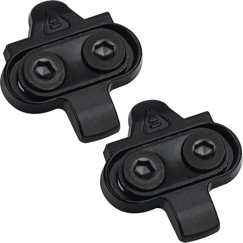 Bike Cleats Compatible with Shimano SPD, Pedal Cleats for Spinning, Indoor Cycling, and Mountain Biking (Black, 1 Pair) in Saudi Arabia