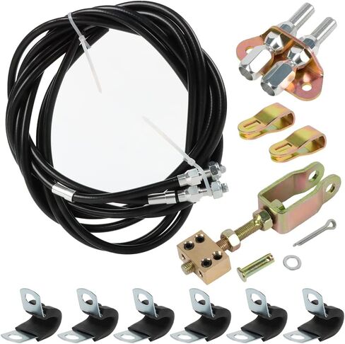 330-9371 Universal Emergency Parking Brake Cable Kit Fit for Wilwood 110" Long Cables with a 97" Long Sheath in Kuwait
