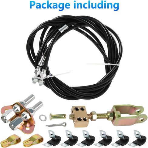 330-9371 Universal Emergency Parking Brake Cable Kit Fit for Wilwood 110" Long Cables with a 97" Long Sheath in Kuwait