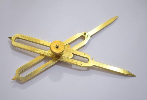 Brass 6 inch Divider Drafting Proportional Tool 6inches Navigational Compass in Saudi Arabia