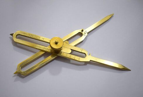 Brass 6 inch Divider Drafting Proportional Tool 6inches Navigational Compass in Saudi Arabia
