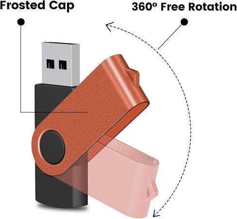 محركات أقراص فلاش EASTBULL السائبة 2 جيجابايت USB الإبهام محرك 100 حزمة USB 2.0 ذاكرة عصا دوارة القلم مع الحبل للتخزين والنسخ الاحتياطي (2 جيجابايت 100 لون) in Kuwait