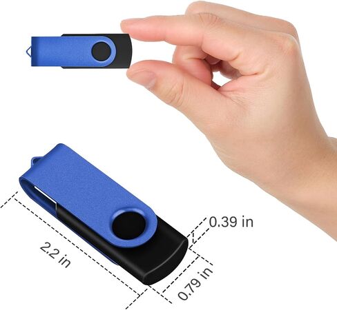 محركات أقراص فلاش EASTBULL السائبة 2 جيجابايت USB الإبهام محرك 100 حزمة USB 2.0 ذاكرة عصا دوارة القلم مع الحبل للتخزين والنسخ الاحتياطي (2 جيجابايت 100 لون) in Kuwait