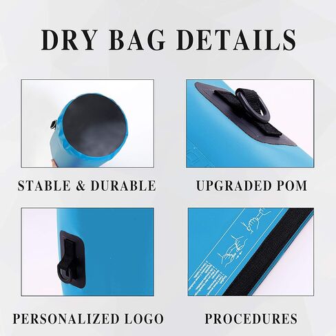 IDRYBAG Waterproof Backpack Dry Bag for Women Men, Floating Bag Dry Backpack 2L/5L/10L/15L/20L/30L/40L, Dry Bags Waterproof for Kayaking, Boating, Canoeing, Rafting, Hiking, Camping in Kuwait