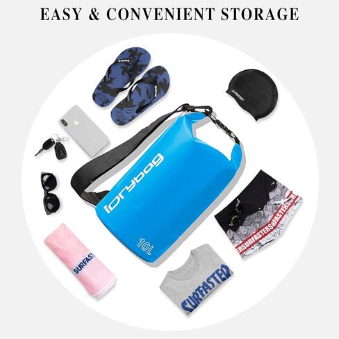 IDRYBAG Waterproof Backpack Dry Bag for Women Men, Floating Bag Dry Backpack 2L/5L/10L/15L/20L/30L/40L, Dry Bags Waterproof for Kayaking, Boating, Canoeing, Rafting, Hiking, Camping in Kuwait