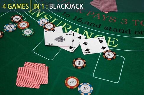 70x 35inch Professional Poker Mat, Portable Rubber Waterproof Poker mat for Table 8 Player Layout with Carry Bag for Any Table Game Like Blackjack (Green) in Saudi Arabia